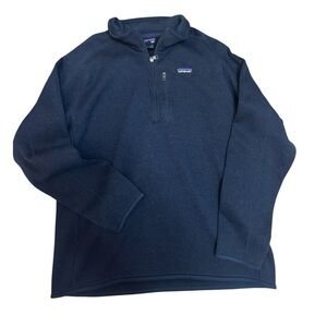 Patagonia Men’s Better Sweater 1/4 Zip- XL, Navy.